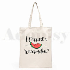 Dirty Dancing Hip Hop Cartoon Print Shopping Bag