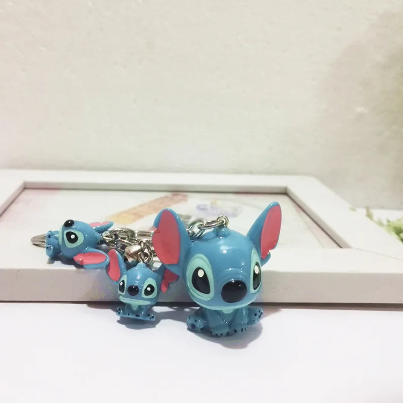 Anime Character Stitch Plush Keychains Movie Characters Car Bag Decoration