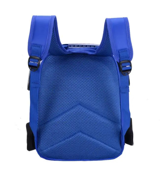 Kids Cartoon Car School Bag Boys Girls Backpack