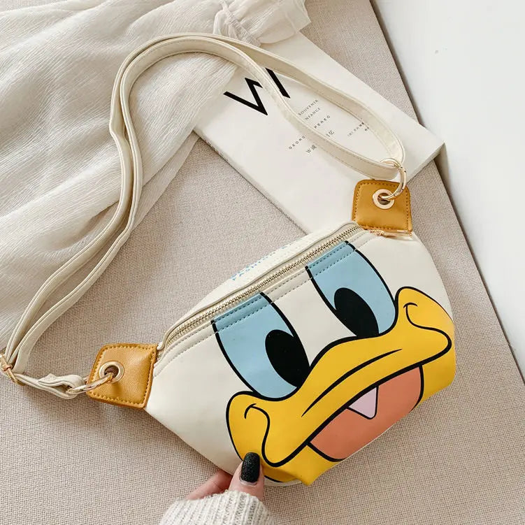 Mickey Waist Bag Cartoon Chest Bag Student Oblique Bag