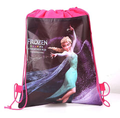 Snow And Ice Lucky Kids Bag Student Kindergarten Non Woven Bundle Bag Handbag