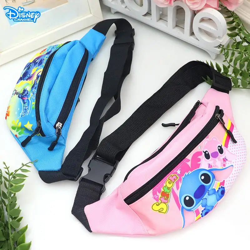 Anime Stitch Waist Pack for Kids, Smile Banana Bag Chest Bag