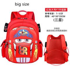 Kids Car Cartoon Backpack for Boys and Girls, Ages 3-12