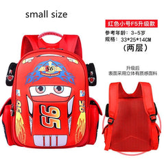 Kids Car Cartoon Backpack for Boys Girls 3-12 Years Old