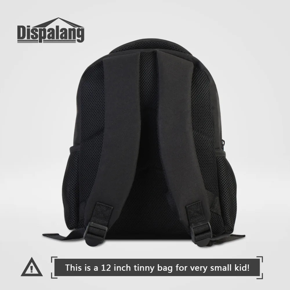 12 Inch 3D Animal Dog Printing Backpack for Kids Girls School Bag