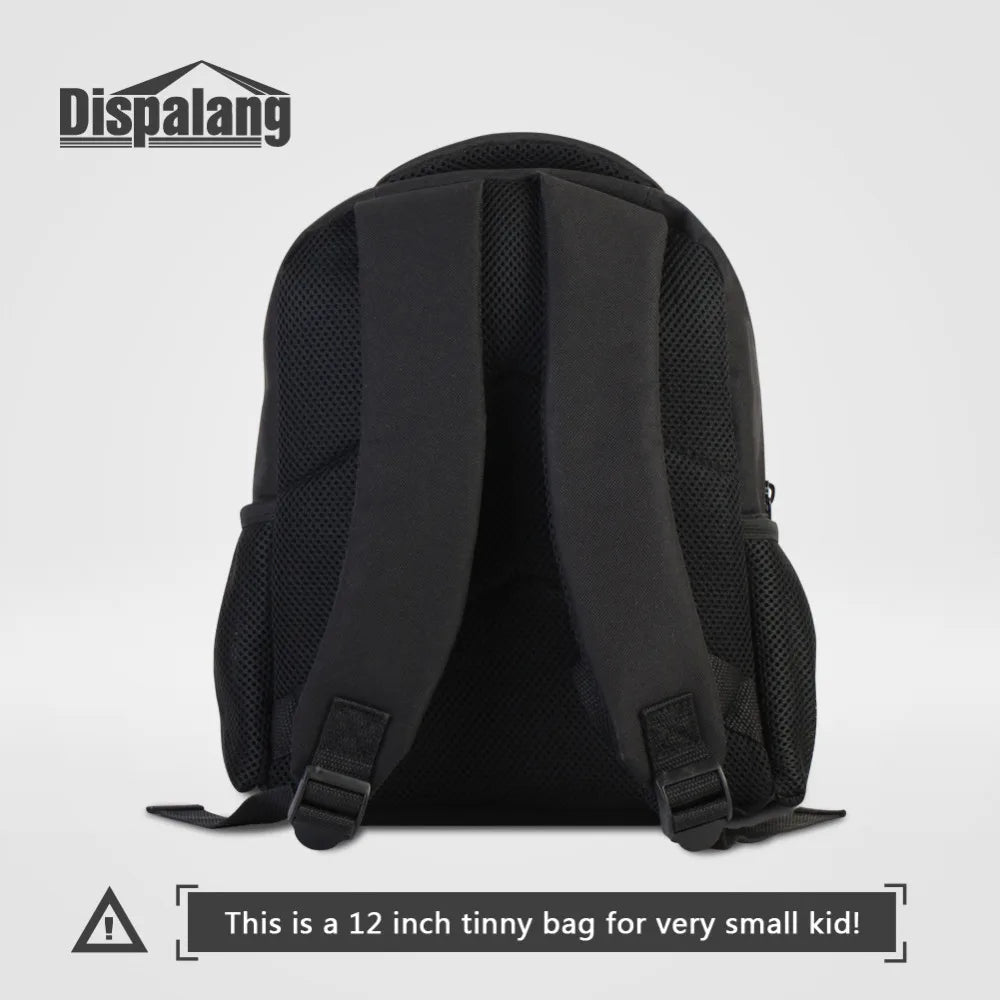 3D Ball Printing Boys Mini Backpack Kids School Bags For Baby Kindergarten Fan B