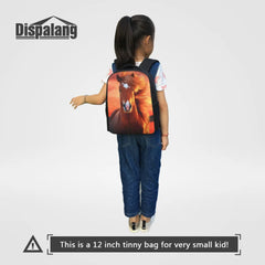 3D Ball Printing Boys Mini Backpack Kids School Bags For Baby Kindergarten Fan B