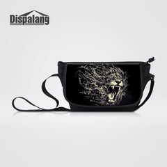 Animal Prints Casual Travel Shoulder Bag Female Spain Messenger Bag Lion