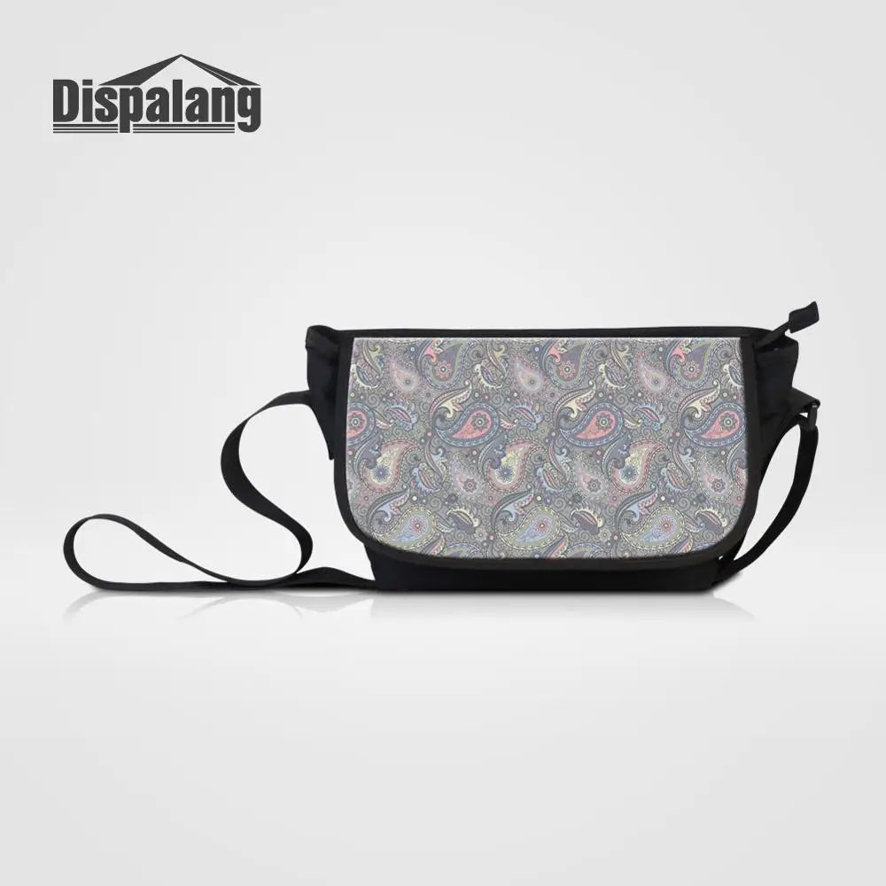 Striped Cross Body Bag Casual Travel Big Messenger Bag For Women