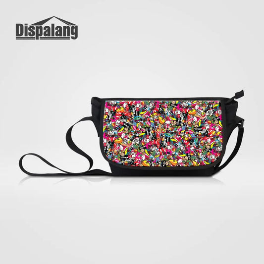 Graffiti Print Shoulder Bag Crossbody Travel Bag