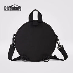 Cartoon Hairstyle Prints Kids School Bag Round Bag Knapsack