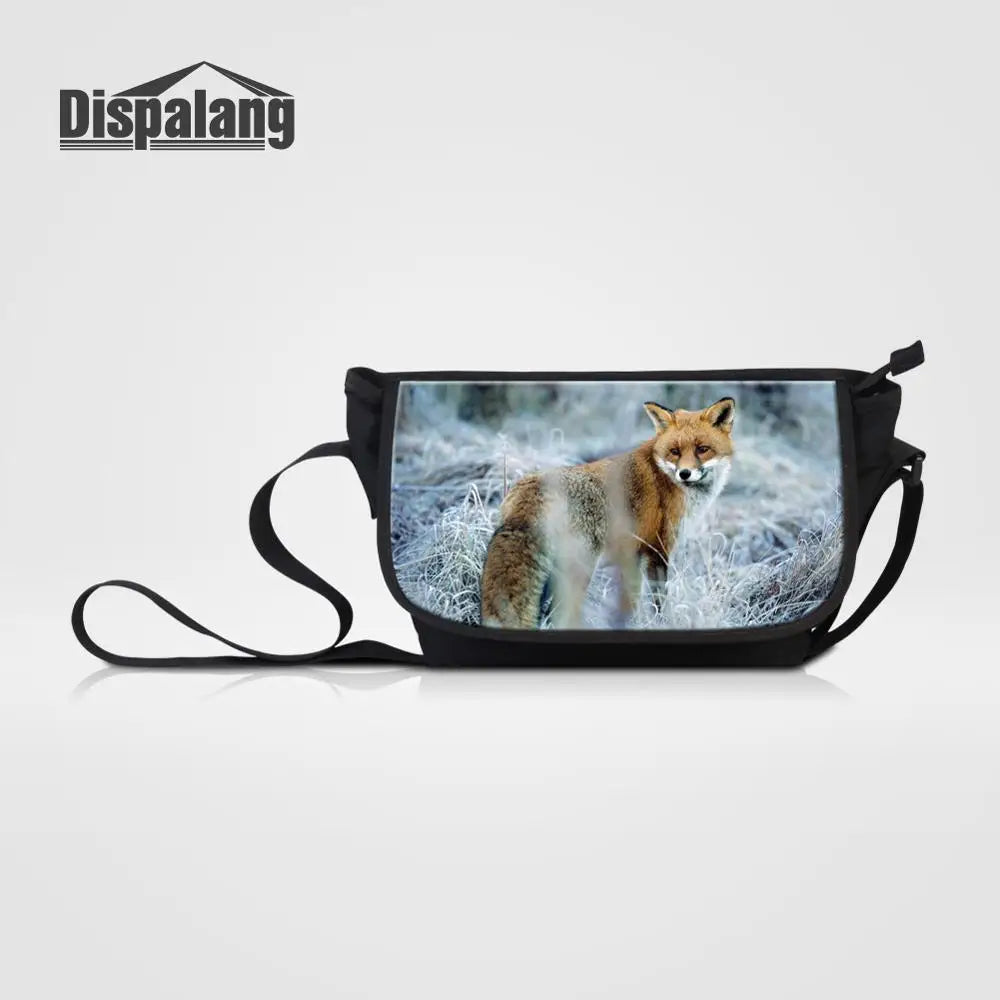 Fox Animal Pattern Crossbody Bag for Women, Travel Shoulder Bag
