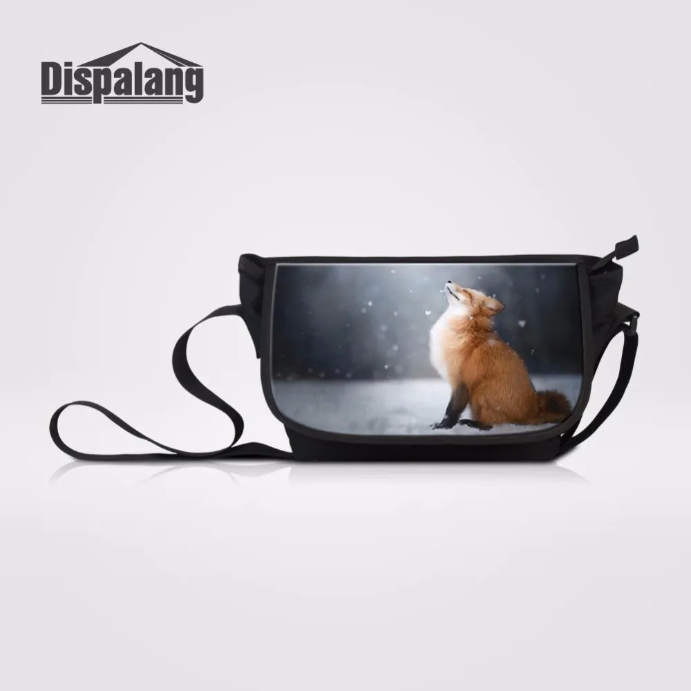 Fox Animal Pattern Crossbody Bag for Women, Travel Shoulder Bag
