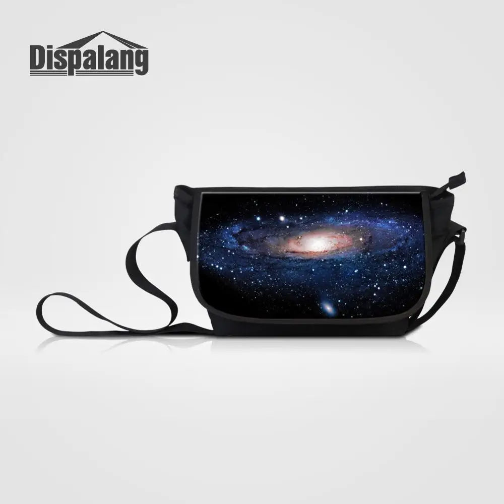 Galaxy Print Crossbody Bag Laptop Shoulder Bags Handbags