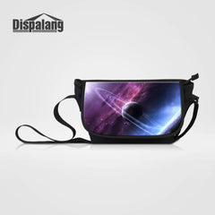 Galaxy Pattern School Shoulder Bag Large Capacity Messenger Bag