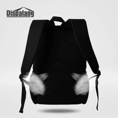 Dolphin Print School Backpack for Teenagers Children