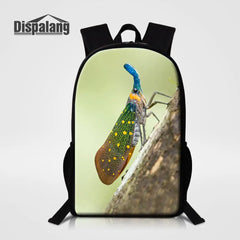 Insect Animal School Backpacks for Teens Boys Girls