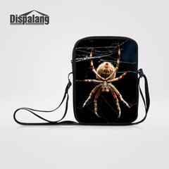 Spider Printing Mini Shoulder Bag Women Handbags