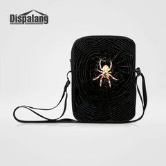 Spider Printing Mini Shoulder Bag Women Handbags