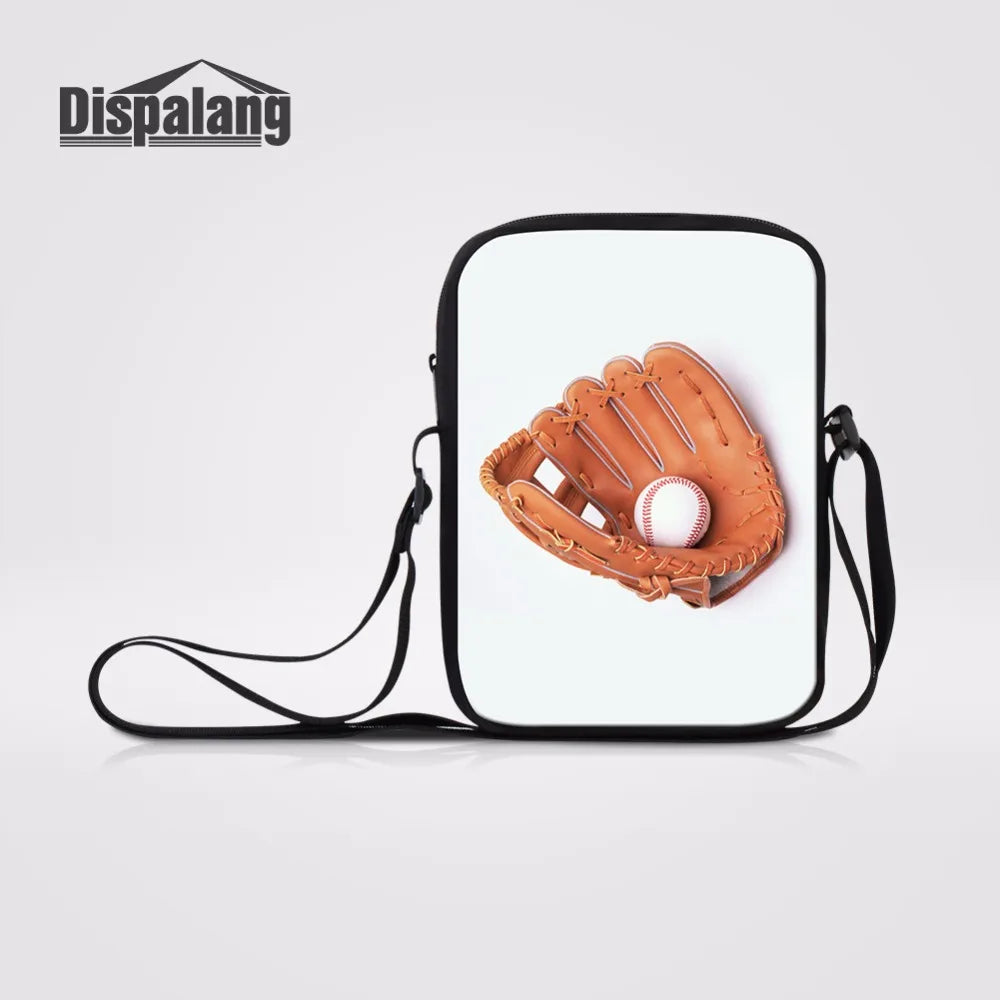 Women's Soccer Softball Crossbody Bag Small Shoulder Square Bag