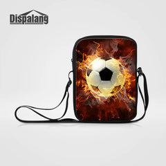 Women's Soccer Softball Crossbody Bag Small Shoulder Square Bag