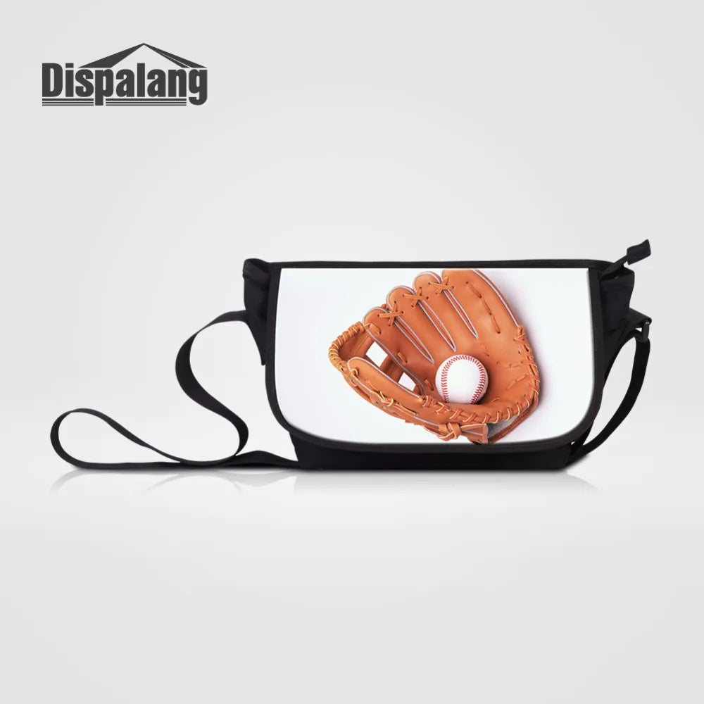Softball Gloves Prints Teenager Crossbody Bag