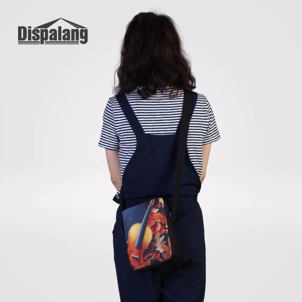 Spider Prints Mini Messenger Bag Travel Crossbody Bag For Women