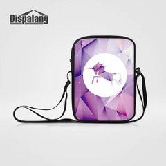Unicorn Messenger Bag Small Crossbody Schoolbag Women Handbag