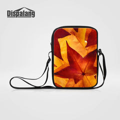 Floral Pattern Mini Cross Body Bag Travel Shoulder Bag for Women