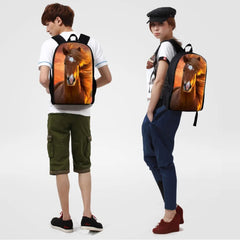 Cartoon Girl School Bags 16 Inch Big Schoolbags