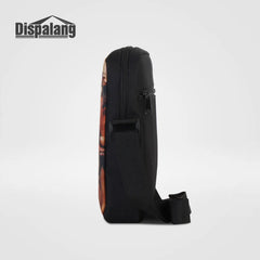 Geometric Print Mini Messenger Bag for Women