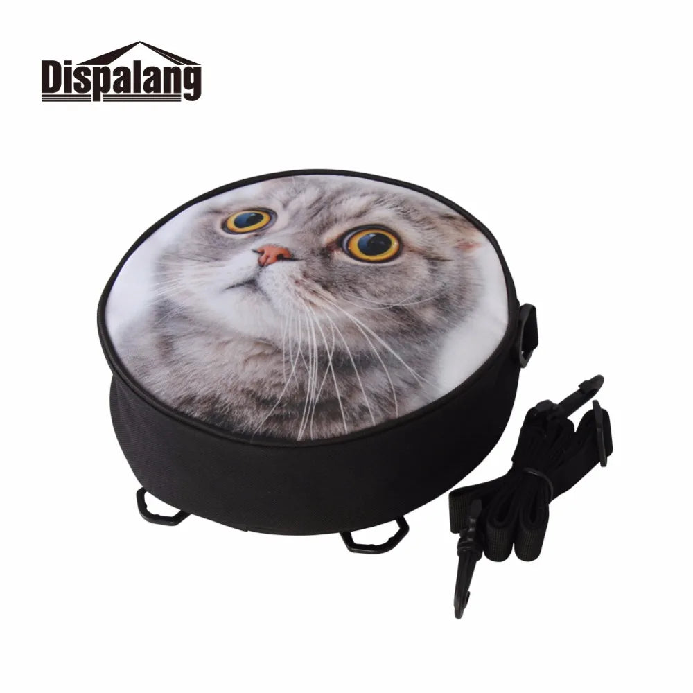 Cat Small Book Bag for Child Kindergarten Mini Messenger Bag for Little Girls