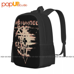Disturbed Fractured Backpack Large Capacity Travel Swimming