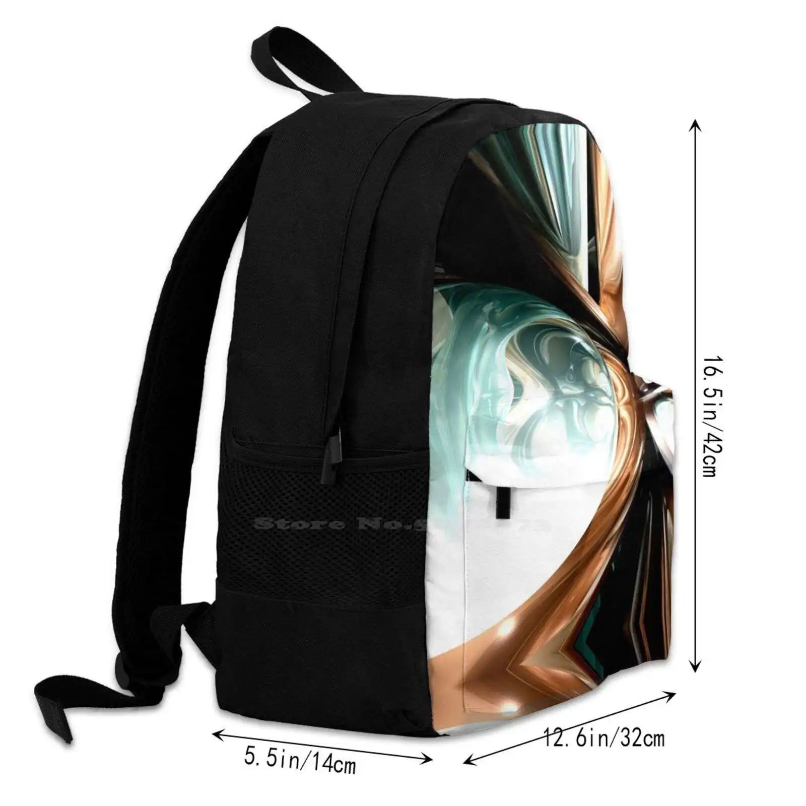 Divine Flavor Abstract Bag Backpack For Men Women Girls Teenage