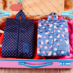 Portable Shoe Organizer Bag for High Heels, Supports Drop Travel Shoes