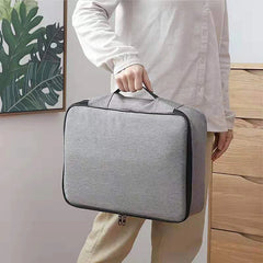 Waterproof Document Organizer Bag with Lock Privacy Security