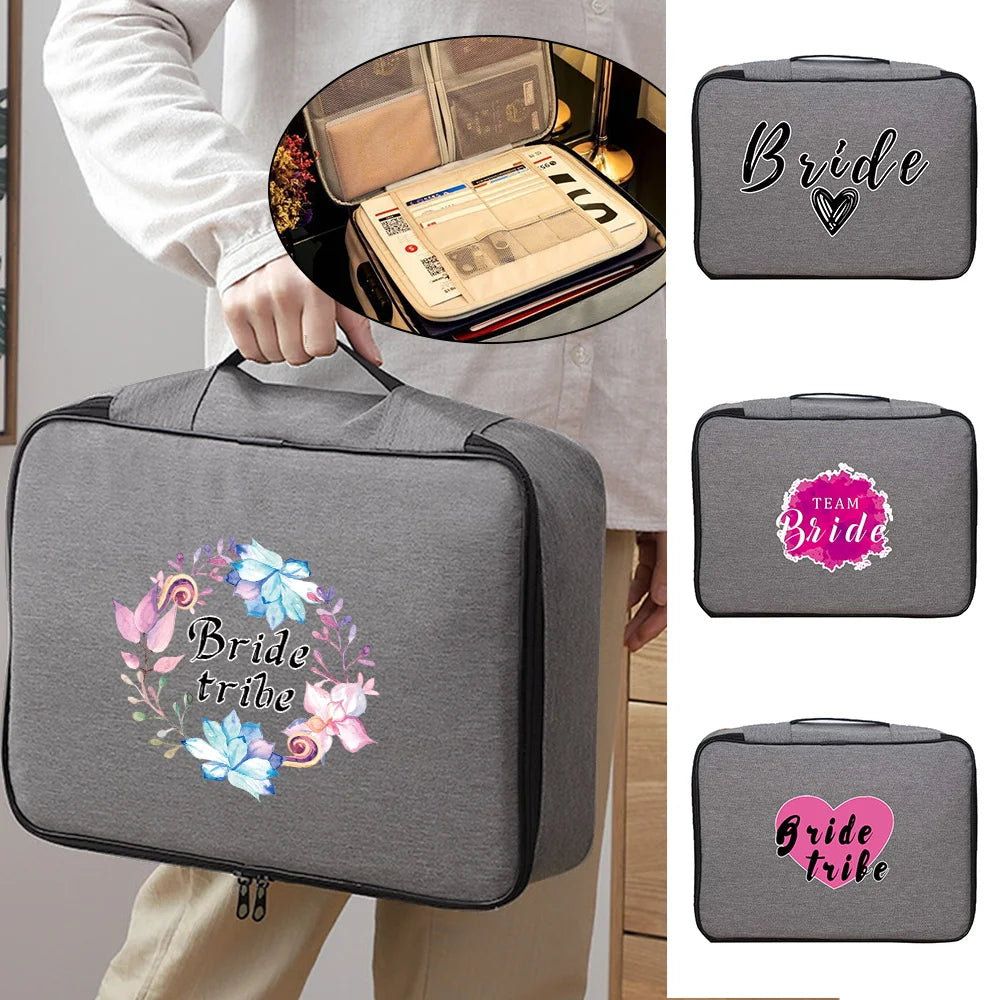 Large Lockable Document Organizer Folder Bag