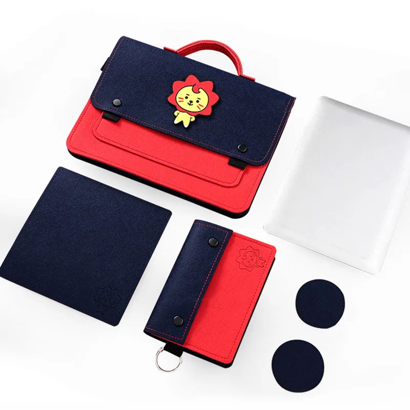 Document Ticket Files Organizer Felt Folder Storage Bag