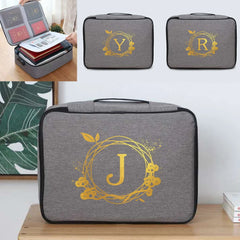 Functional File Lockbox Organizer Briefcase Waterproof Handbags