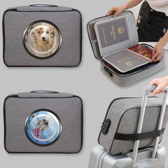 Window Pattern Organizer Briefcase Waterproof Bag