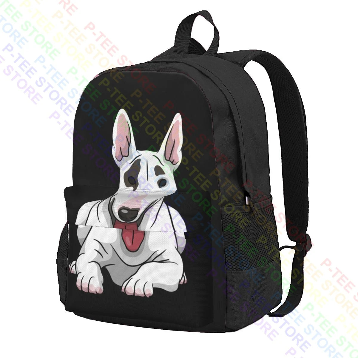 Bull Terrier Large Capacity Backpack Beach Bag
