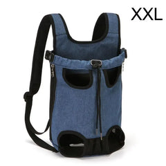 Portable Hands-Free Dog Carrier Backpack Legs Out Pet Puppy Travel Bag
