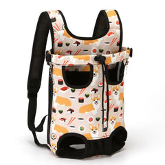 Portable Hands-Free Dog Carrier Backpack Legs Out Pet Puppy Travel Bag