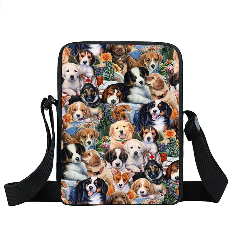 Labrador Rottweiler Border Collies Shoulder Bag Women Messenger Bag