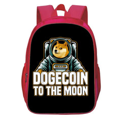 Dogecoin Cartoon Backpack School Bag Girls Toddler Baby Children Rucksack