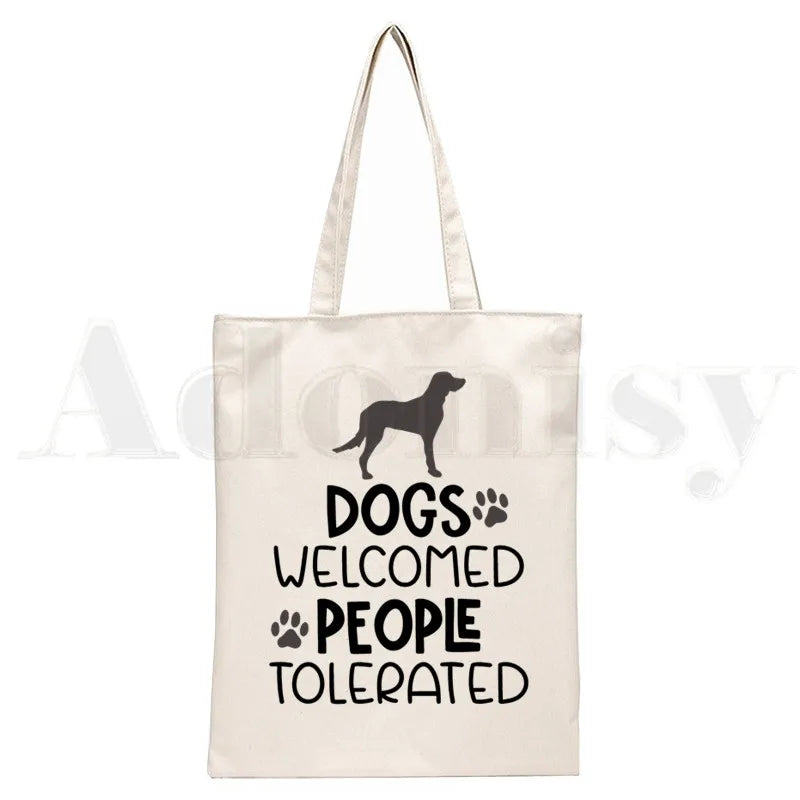 Funny Dogs Are My Favorite People Shoulder Bag