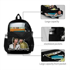 Yellow Laverne & Shirley 70s Retro Tribute School Bag Backpack Laptop 15 Inch