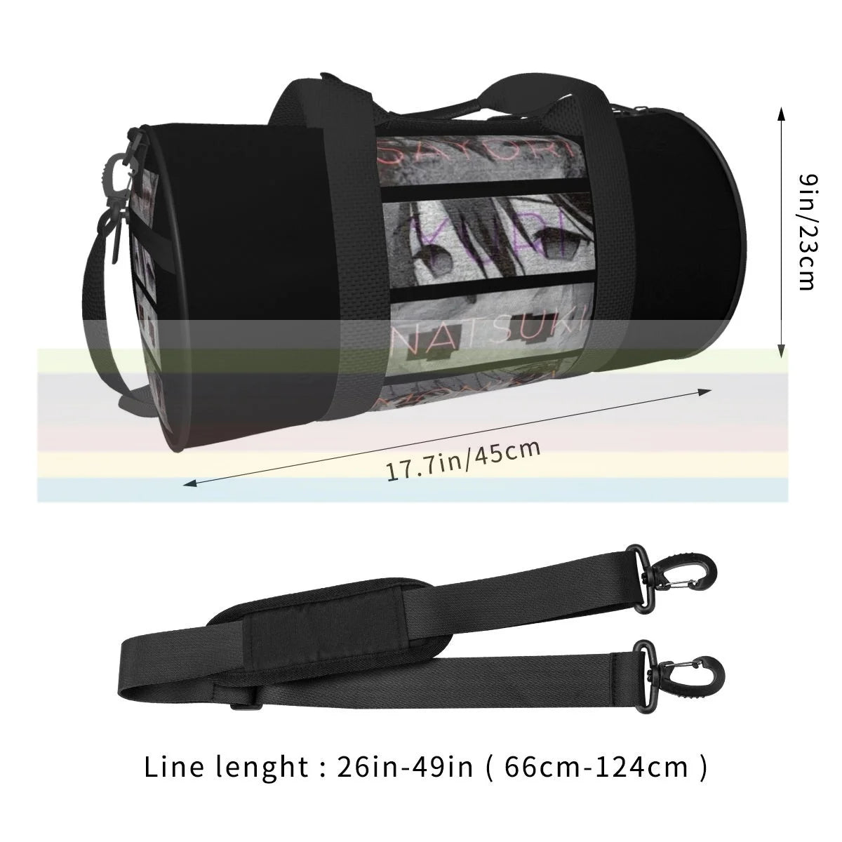 DDLC Travel Sports Fitness Shoulder Bag - Nylon Portable Outdoor Bag