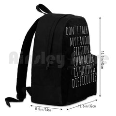 Fictional Character Outdoor Hiking Backpack Climbing Sports Bag