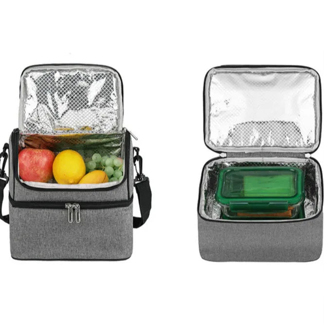 Waterproof Insulated Lunch Bag Portable Fresh-keeping Cooler Thermal Handbag